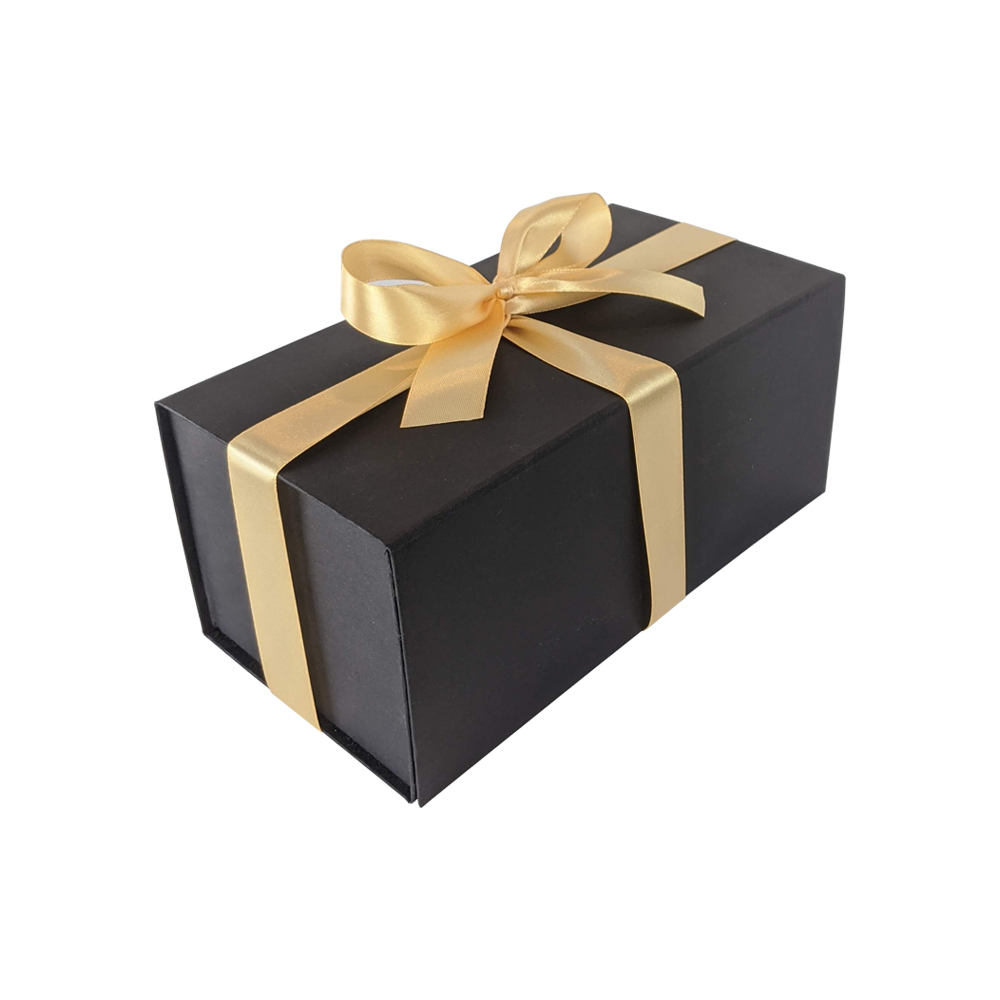 Fekete ajándékdoboz, díszdoboz – 22 x 11 x 10 cm Mágneses ajándékdoboz, fekete - 22x11x10 cm - Prémium ajándékdoboz webáruház