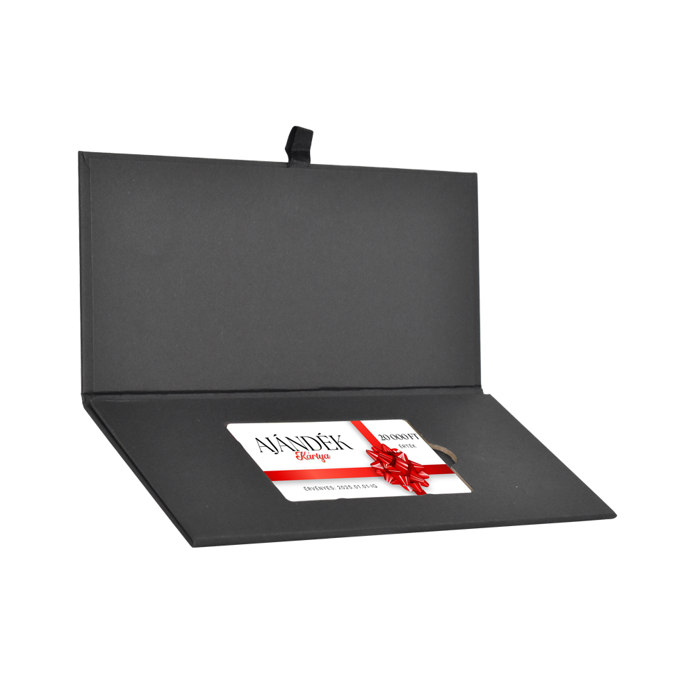 Exkluzív kártyatartó boríték – Fekete – 19 x 9 cm Exkluzív kártyatartó boríték - Fekete - Premiumajandekdoboz.hu