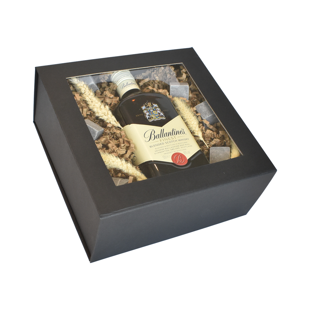 Ablakos díszdoboz - 22x22x10 cm - Kreatív - premiumajandekdoboz.hu